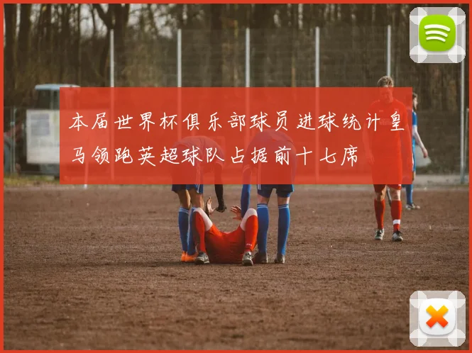 本届世界杯俱乐部球员进球统计皇马领跑英超球队占据前十七席